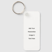 maak je eigen aangepaste tekst personaliseren sleutelhanger (Voorkant)