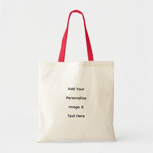maak je eigen aangepaste tekst personaliseren tote bag (Voorkant)