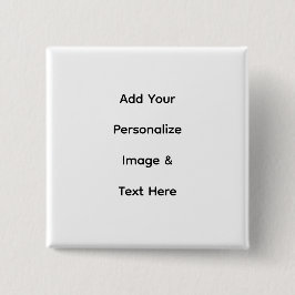 maak je eigen aangepaste tekst personaliseren vierkante button 5,1 cm
