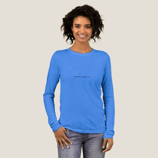 Maak je eigen aangepaste Tri-Blend shirt (Voorkant)