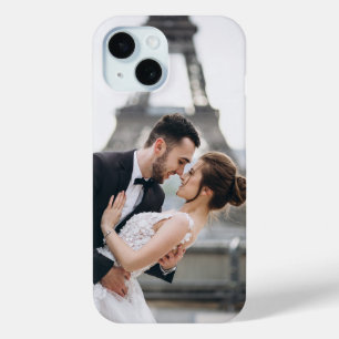 Maak Je Eigen Aangepaste Trouwfoto iPhone 15 Case
