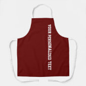 Maak je eigen aangepaste versie aan maat schort (Voorkant)