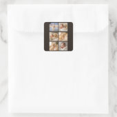 Maak je eigen aangepaste vierkante sticker (Tas)