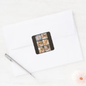 Maak je eigen aangepaste vierkante sticker (Envelop)