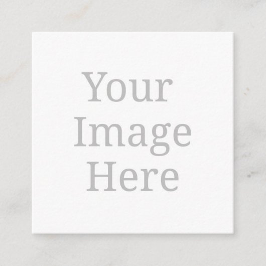 Maak je eigen aangepaste  vierkante visitekaartje (Voorkant)