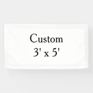 maak je eigen aangepaste Vinyl 1.6' x 3' binnen Spandoek