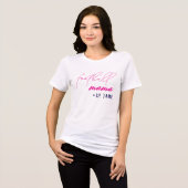 Maak je eigen aangepaste voetbal mama Tri-Blend shirt (Voorkant volledig)