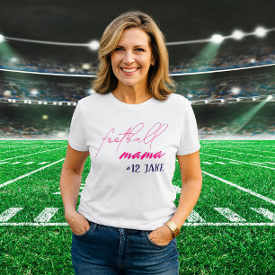 Maak je eigen aangepaste voetbal mama Tri-Blend shirt
