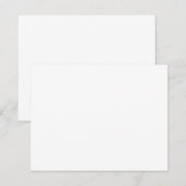 Maak je eigen aangepaste wit notitiekaartje (Voorkant / Achterkant)