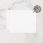 Maak je eigen aangepaste wit notitiekaartje (Voorkant / Achterkant in situ)