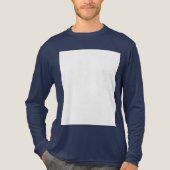 Maak je eigen aangepaste wit Tri-Blend shirt (Voorkant volledig)