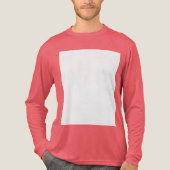 Maak je eigen aangepaste wit Tri-Blend shirt (Voorkant volledig)