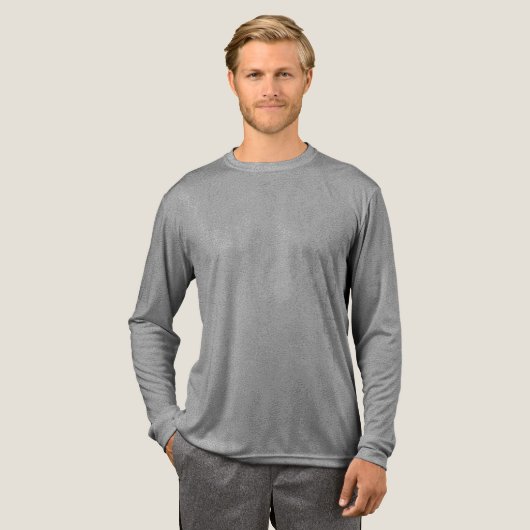 Maak je eigen aangepaste wit Tri-Blend shirt (Voorkant)