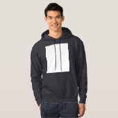 Maak je eigen aangepaste witte hoodie (Voorkant volledig)