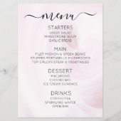 Maak Je Eigen Aangepaste Witte Licht Draaikolken Menu (Voorkant)