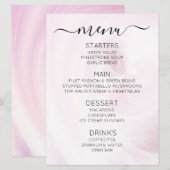 Maak Je Eigen Aangepaste Witte Lichtkrullen Menu (Voorkant / Achterkant)