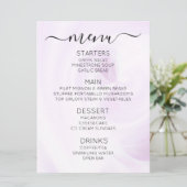Maak Je Eigen Aangepaste Witte Lichtkrullen Menu (Staand voorkant)