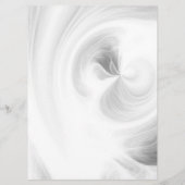 Maak Je Eigen Aangepaste Witte Lichtspiraal Menu (Achterkant)