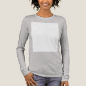 Maak je eigen aangepaste witte Tri-Blend shirt (Voorkant)