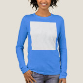 Maak je eigen aangepaste witte Tri-Blend shirt (Voorkant)