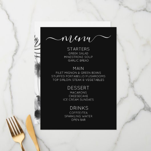 Maak je eigen aangepaste zwart-wit röntgenfoto wil menu (Voorkant / Achterkant in situ)