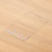maak je eigen aanpasbare witte acryl uitnodigingen (Laagn)