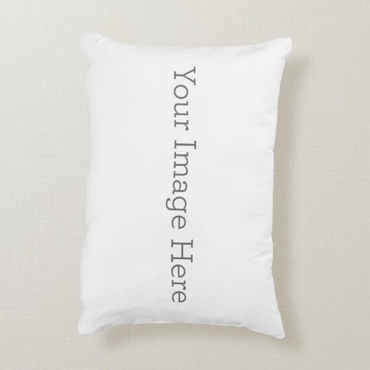 Gepersonaliseerde Geborsteld Polyester Accent Kussen 30,48 cm x 40,64 cm (Achterkant (Verticaal))