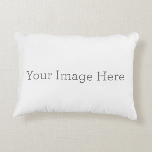 Gepersonaliseerde Geborsteld Polyester Accent Kussen 30,48 cm x 40,64 cm (Achterkant)