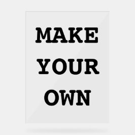 MAAK JE EIGEN ACRYL BORD