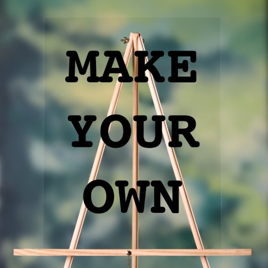 MAAK JE EIGEN ACRYL BORD (Neutraal)