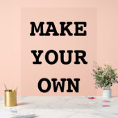 MAAK JE EIGEN ACRYL BORD (Huwelijk)