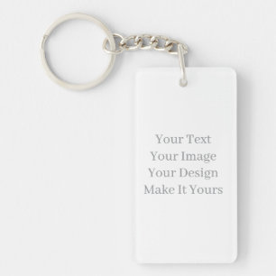 Maak Je Eigen Acrylaat Sleutelhanger Rechthoek