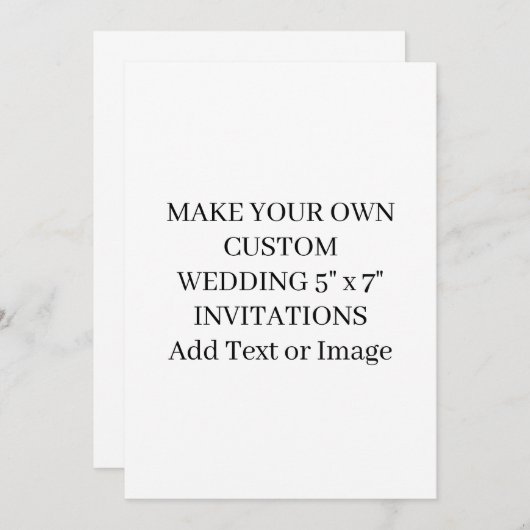 Maak je eigen Add Text Afbeelding Elegant Wedding  Kaart (Voorkant / Achterkant)