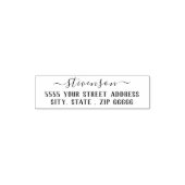 Maak Je Eigen Adres Zelfinkend Stempel Sjabloon (Design)
