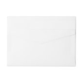 Wikkel Retouradres labels, Klassiek - 2,54 cm x 18,42 cm (Achterkant)