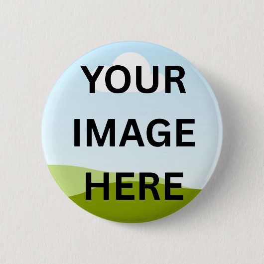 Maak je eigen afbeeldingsknop ronde button 5,7 cm (Voorkant)