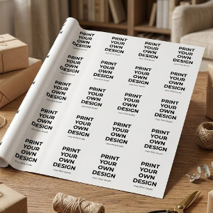 Maak je eigen afdruk   Eigen ontwerp afdrukken op  Cadeaupapier