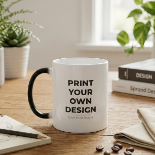 Maak je eigen afdruk Eigen ontwerp afdrukken op Magische Mok