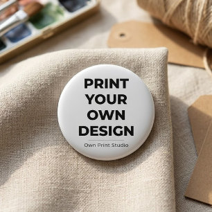Maak je eigen afdruk Eigen ontwerp afdrukken op Ronde Button 3,2 Cm