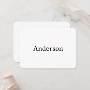 Maak Je Eigen Afgeronde 3,5" x 2,5" Plat Plaatskaartje