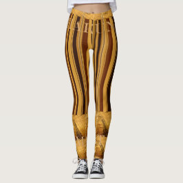 Maak je eigen Afrikaanse Giraffe Dierenpatroonontw Leggings