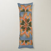 Maak je eigen Afrikaanse Giraffe Dierenpatroonontw Lichaamskussen (Achterkant (Verticaal))