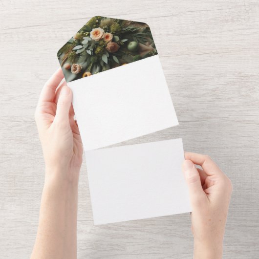 Maak je eigen all in one uitnodiging (Afscheurbaar)