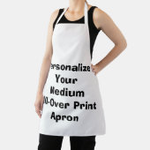 Maak je eigen all-over print apron, medium schort (Insitu)
