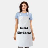 Maak je eigen all-over print schort, middelgroot s schort (Gedragen)