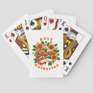 Maak je eigen allerbeste moeder ooit pokerkaarten