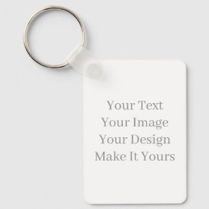 Maak Je Eigen Aluminium Rechthoek, 1.6" x 2.25" Sleutelhanger