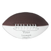 1 vlak American Football met Geen shirt (Voorkant)