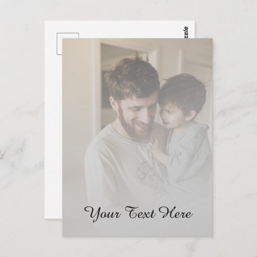 Maak je eigen ansichtkaart briefkaart (Voorkant / Achterkant)