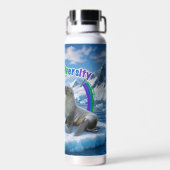 Maak je eigen Antarctische dieren geïsoleerde fles (Achterkant)